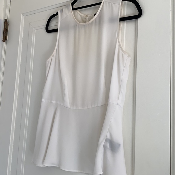 White peplum blouse - Picture 2 of 4